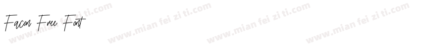 Facon Free Font字体转换